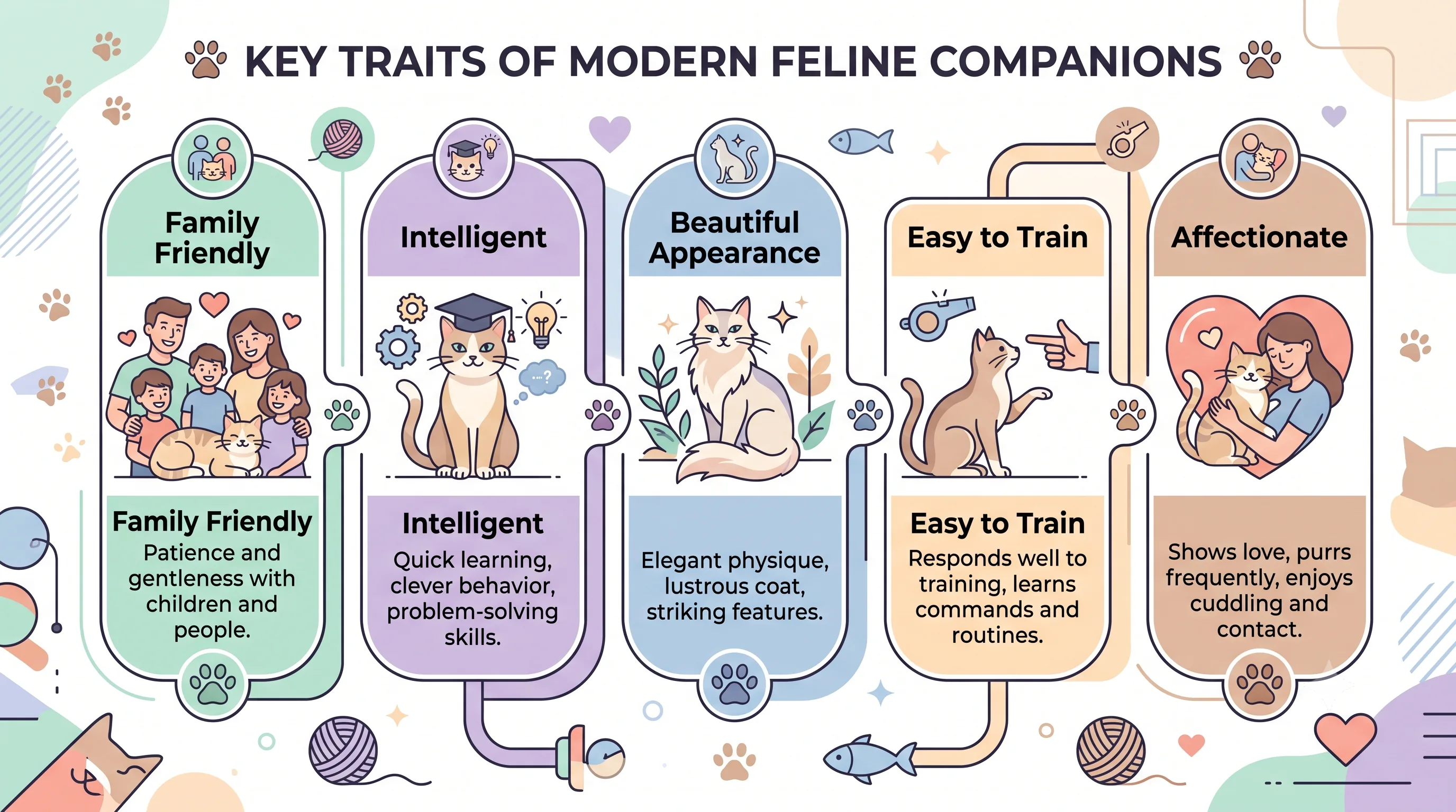 Why these cat breeds are so popular infographic