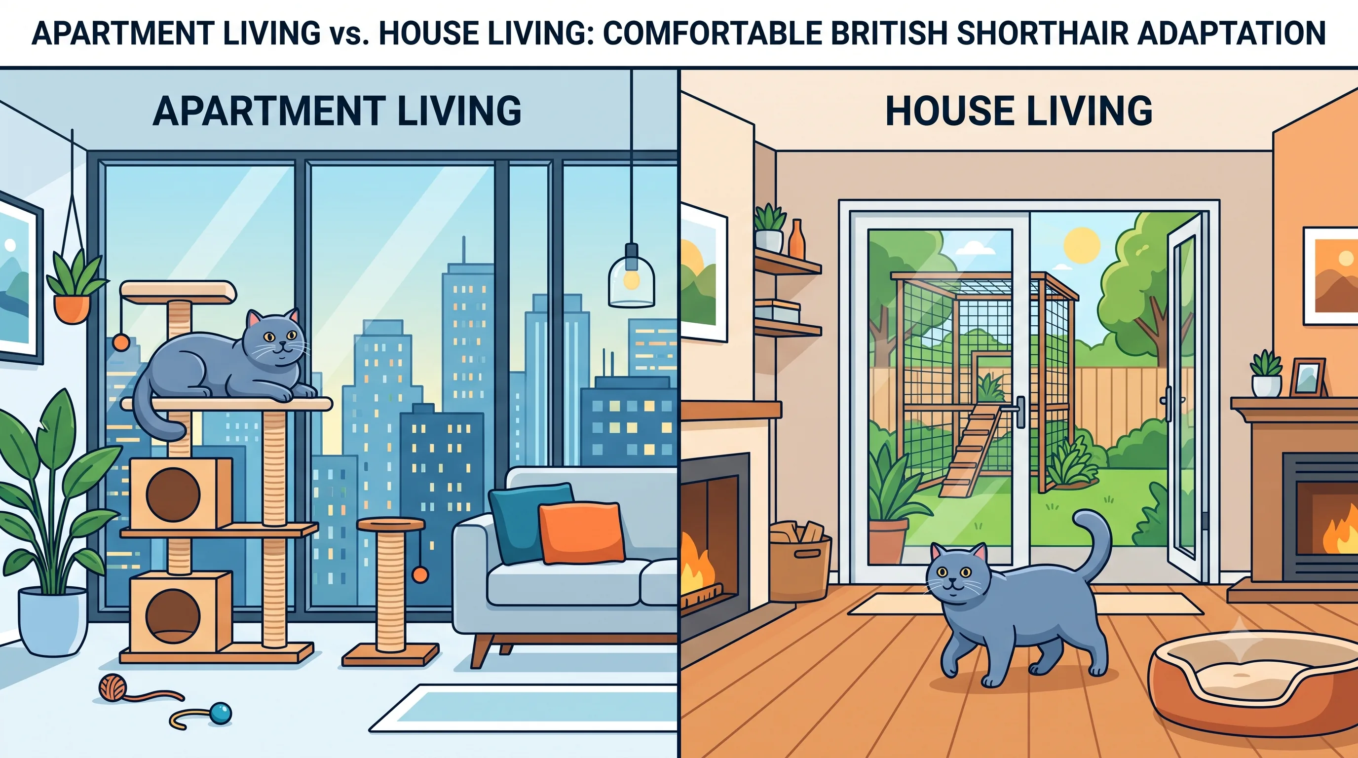 British Shorthair lifestyle comparison
