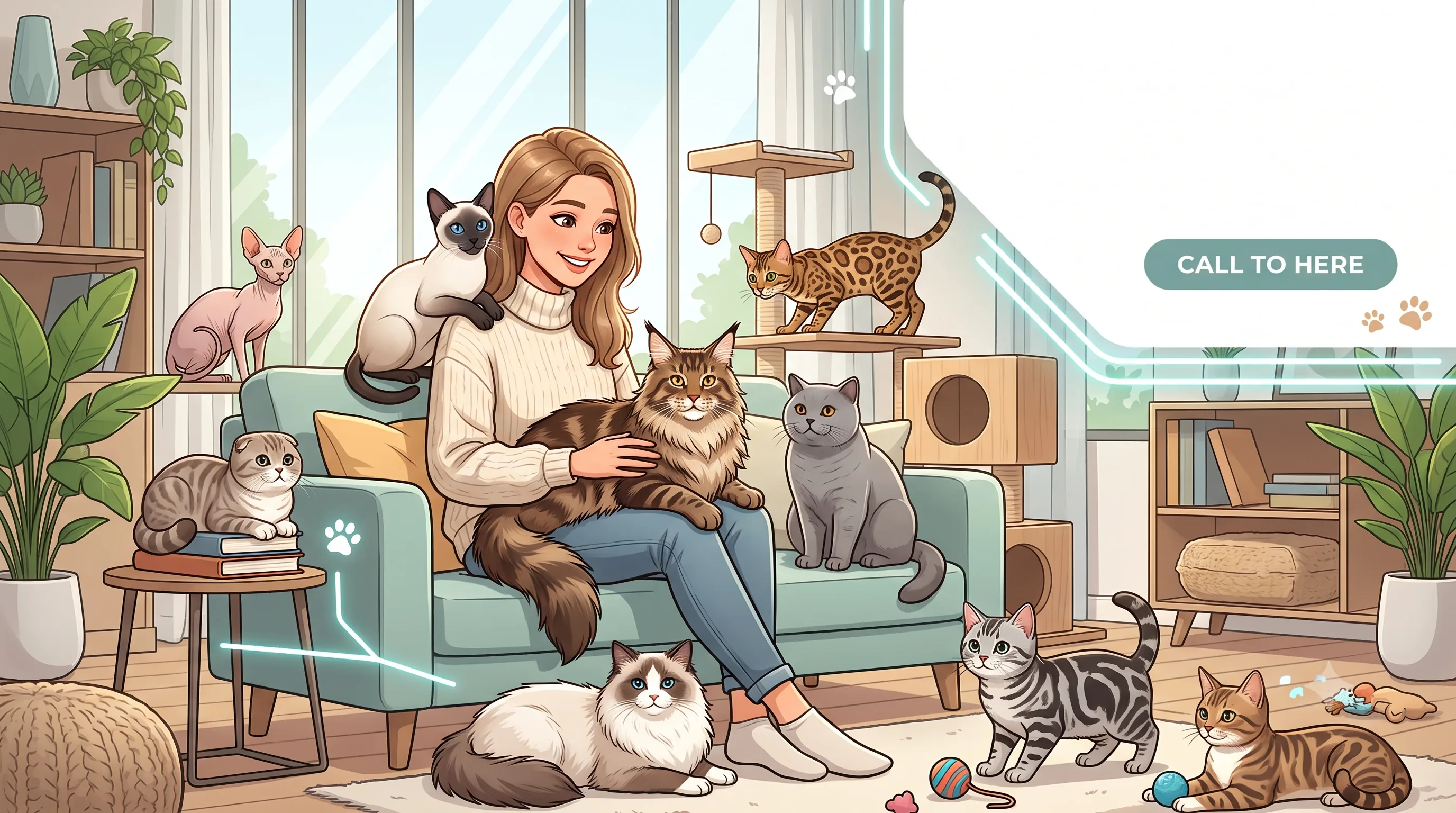 Explore more cat breed guides CTA banner