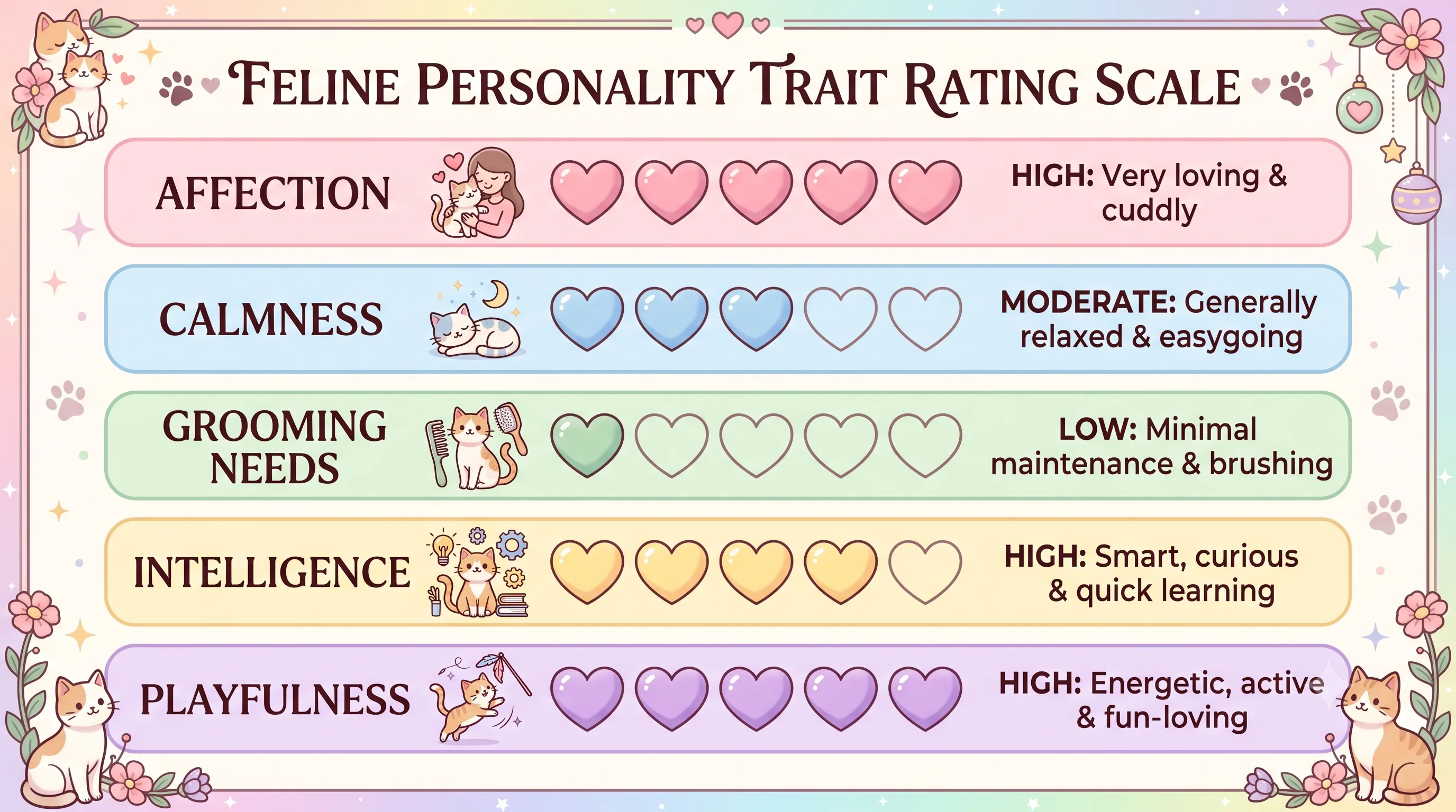 Ragdoll temperament infographic
