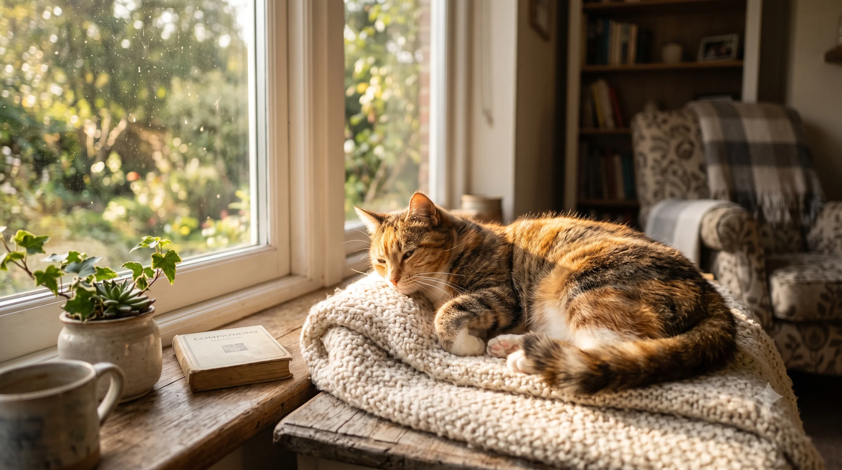 Person adopting a rescued mixed-breed cat from an animal shelter